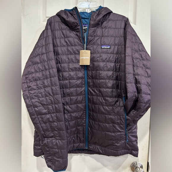 Patagonia Other - Patagonia Men's XL Nano Puff Insulated Hoodie Obsidian Plum NWT Puffer Jacket